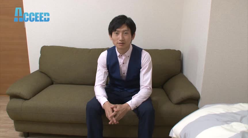 ノンケリーマン「レン」くんの初撮りオナニー！