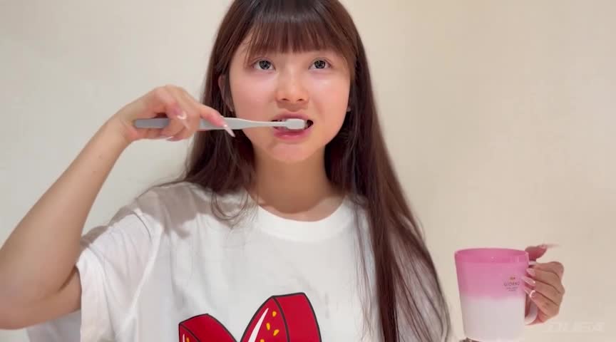 ちかちゃん歯磨きベロ磨き