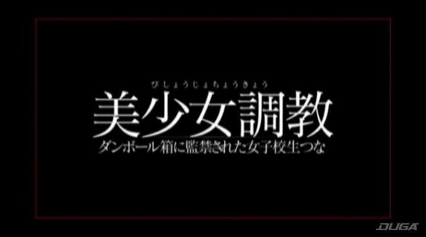 美少女調○ ダンボール箱に○禁された女子○生つな