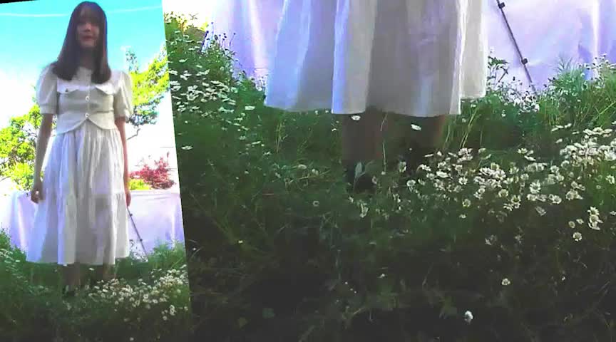 「花のじゅうたん」を踏んで美女がダンス！～涼子様～