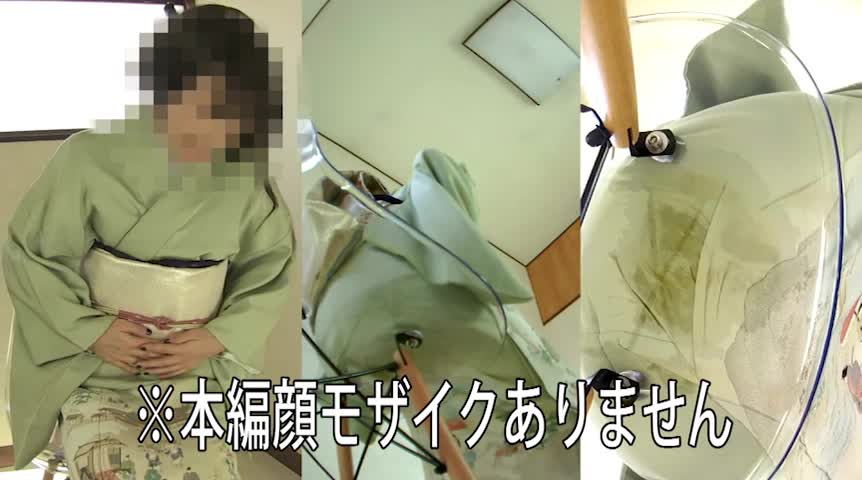 スカートが汚れゆく糞漏らし 和服編