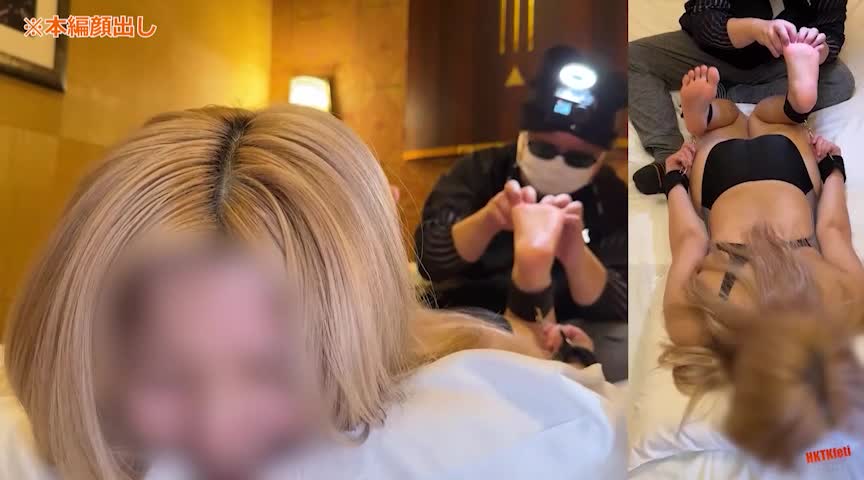 25歳美容師金髪ギャル 足裏くすぐり専科あやの