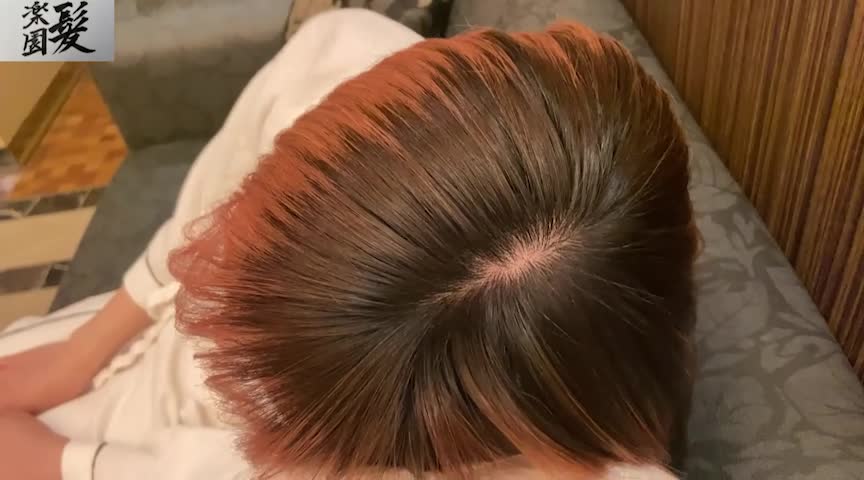 髪楽園No.10 茶髪ショート前編