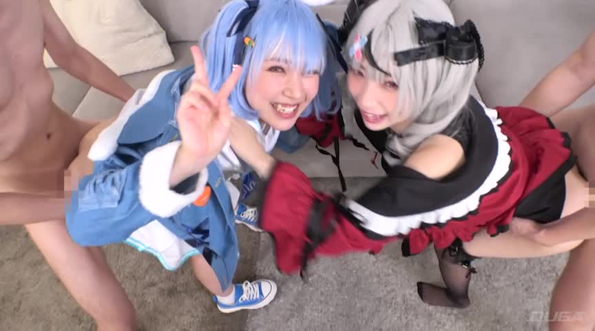 ちっぱい美少女達のハメ狂う4Pオフパコ乱交