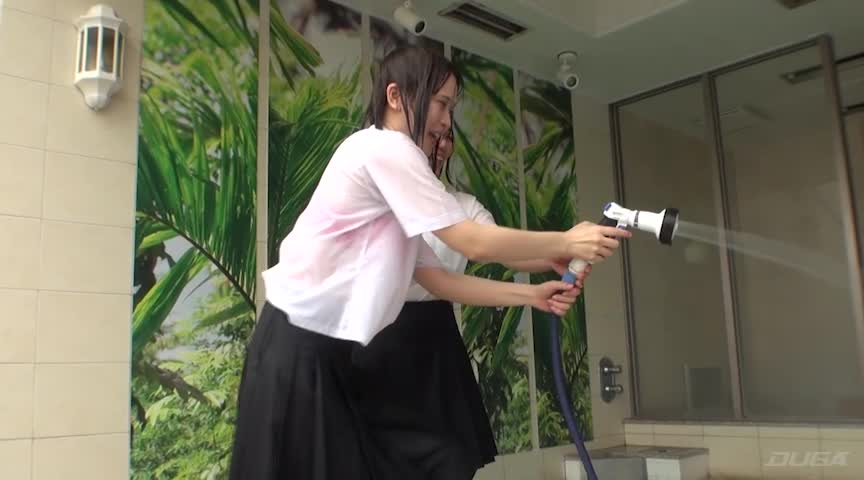 引退前の水掛・水掛けられ祭り